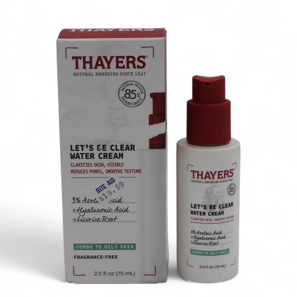 Thayer’s Water Cream - Hydrating Skincare
